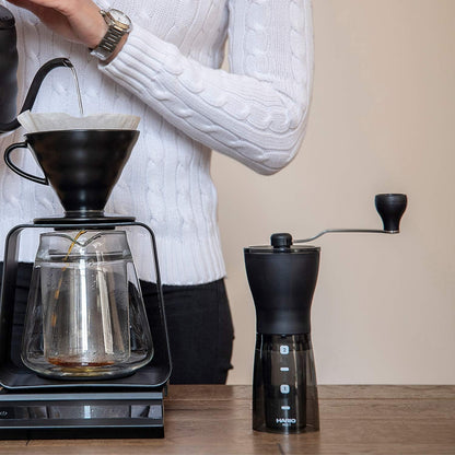 Hario Mini-Slim+ MSS-1DTB Handmatige Koffiemolen – Compact en Krachtig