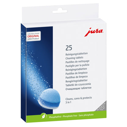 Jura 3-in-1 Reinigingstabletten - 25 stuks