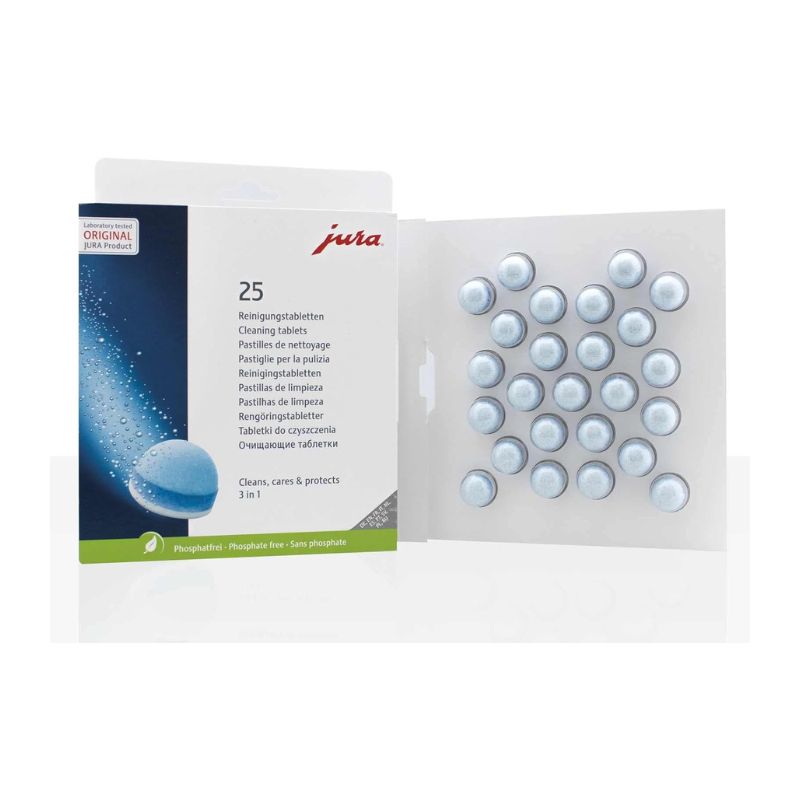 Pastilles de Nettoyage Jura - 3 en 1 - Pack 25 pièces