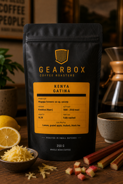 Café de Spécialité en grains - Kenya Gatina –  Omniroast – Gearbox Coffee Roasters