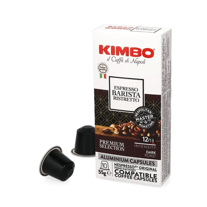 Kimbo Espresso Barista Ristretto Capsules Aluminium – Compatible Nespresso® Original