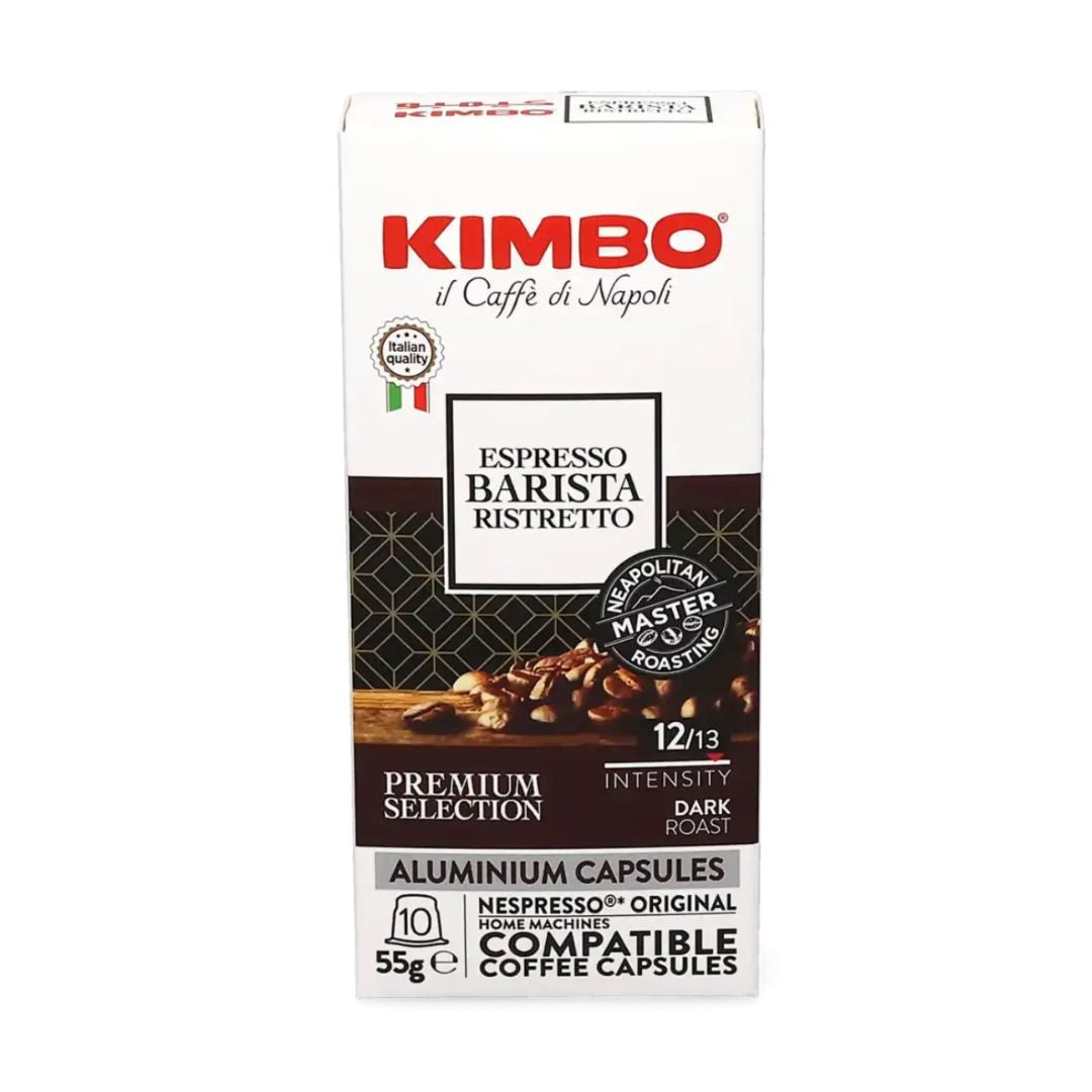 Kimbo Espresso Barista Ristretto Capsules Aluminium – Compatible Nespresso® Original