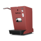 Machine à café Lollo Caffè Lollina Plus rouge amarante, vue de trois quarts