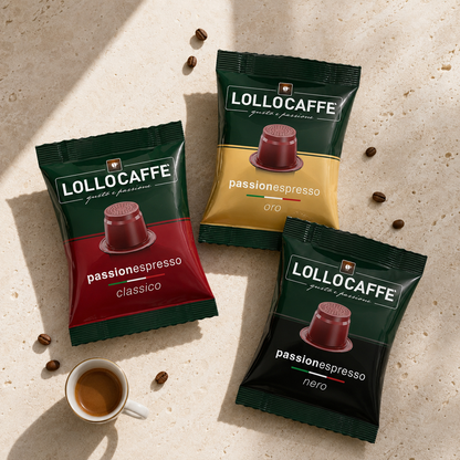 Lollo Caffè Discovery Pack – 300 Nespresso®* Compatible Capsules