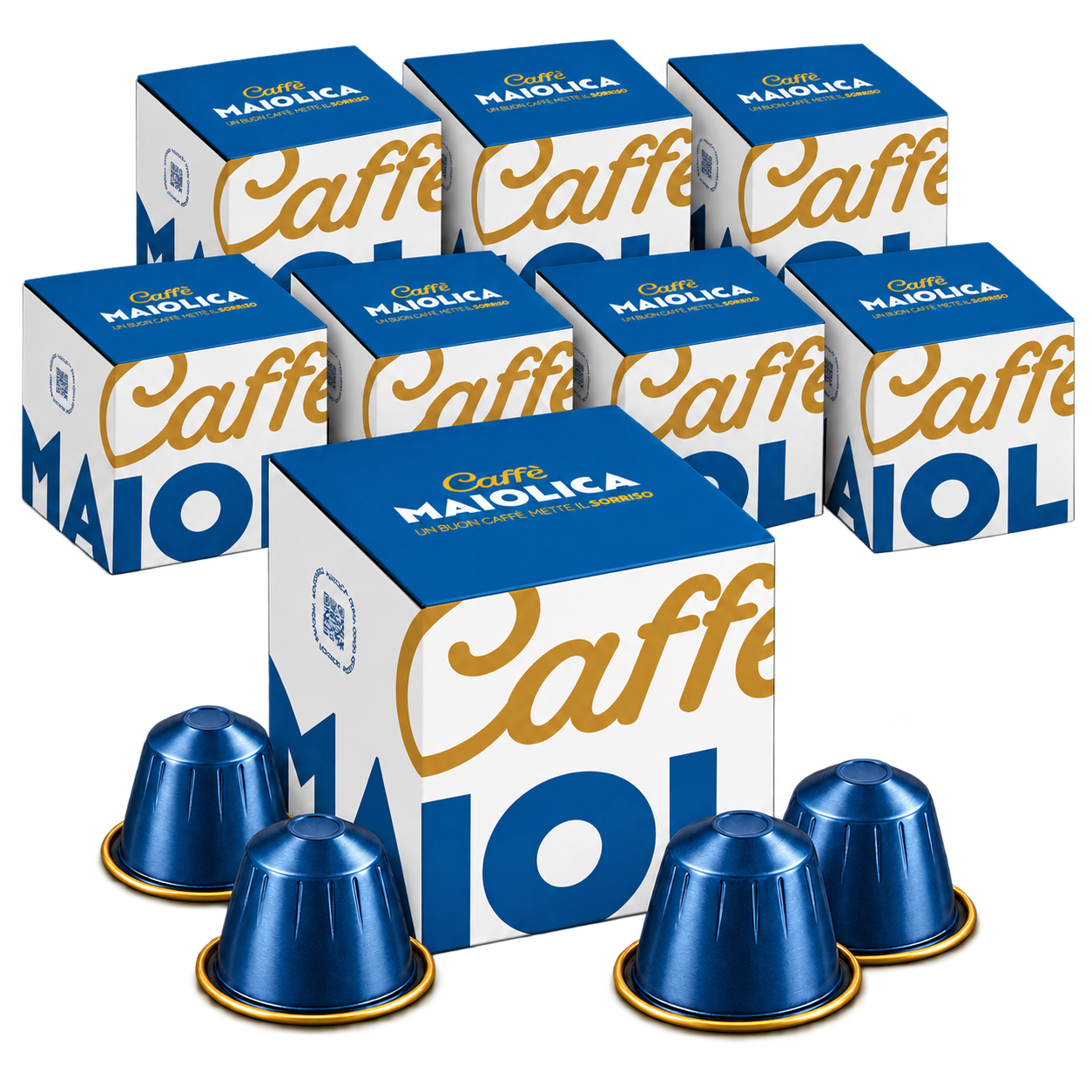 Caffè Maiolica Deciso – 100 capsules compatibles Nespresso®