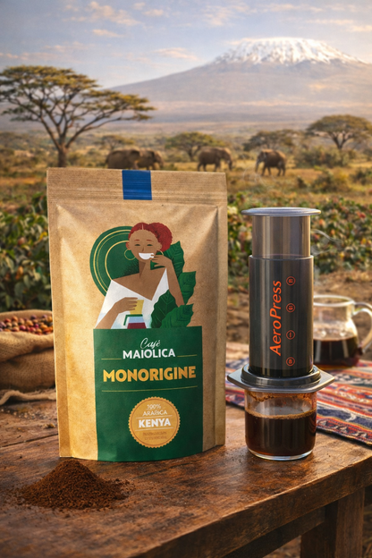 Caffè Maiolica Kenya AA – Single Origin ground coffee from Kenya