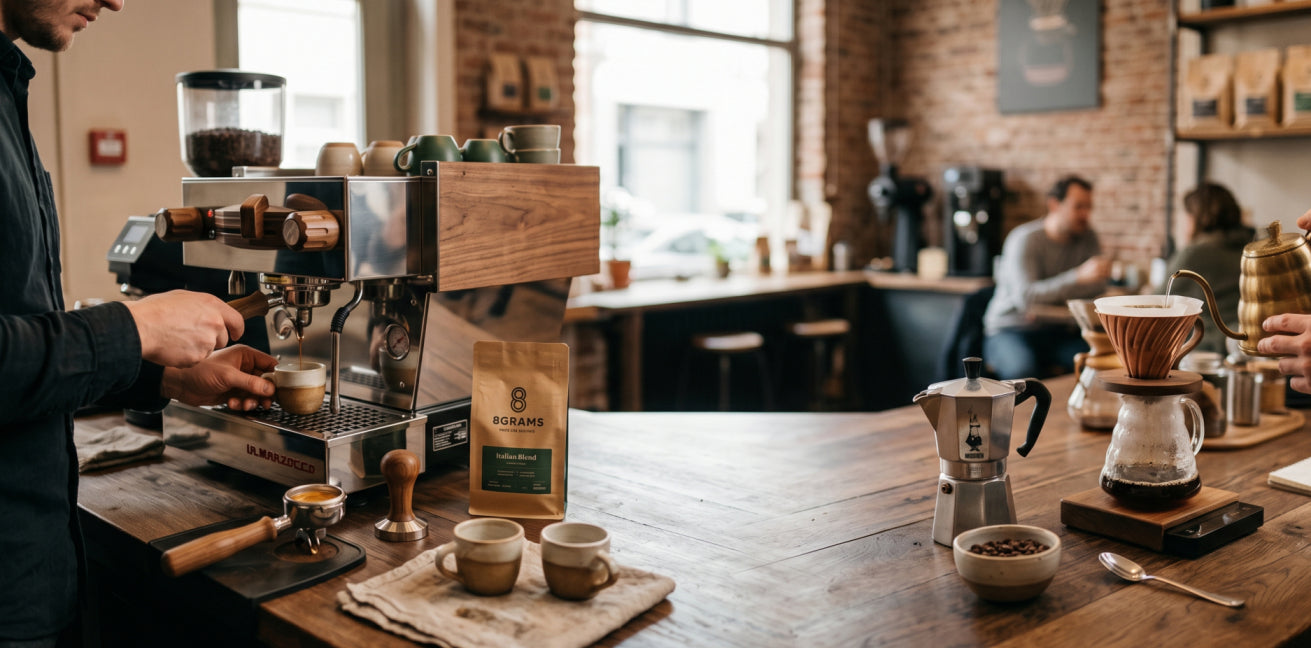 Discover the world of Italian coffee with our workshops in Liège