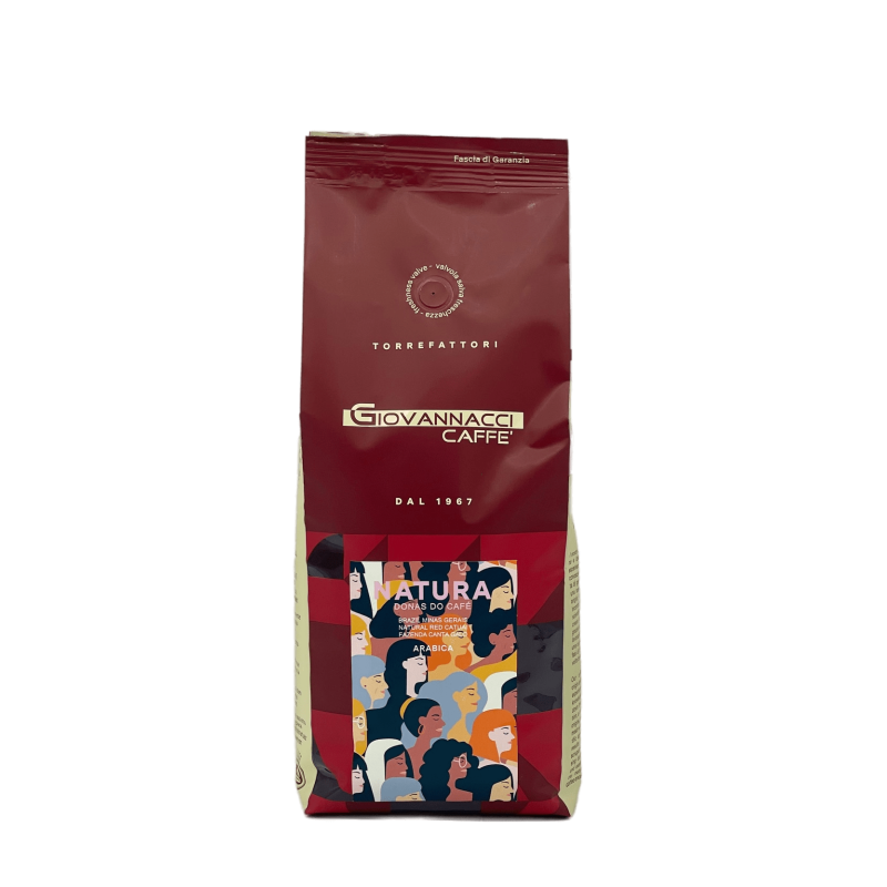 Giovannacci Women Coffee Project – 100% Arabica Colombiaanse koffiebonen - Italiaanse branding