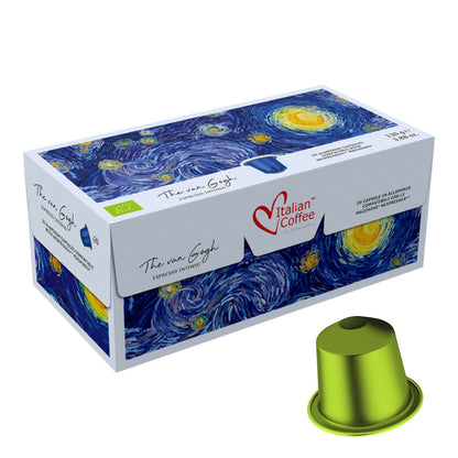 Compatibele Nespresso Capsules Van Gogh Espresso Intenso Biologisch – Italian Coffee – 20 stuks