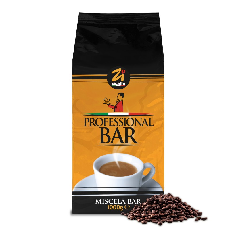 Zicaffè Professional Bar – Italian Coffee Beans 1 kg – Intense & Creamy Espresso