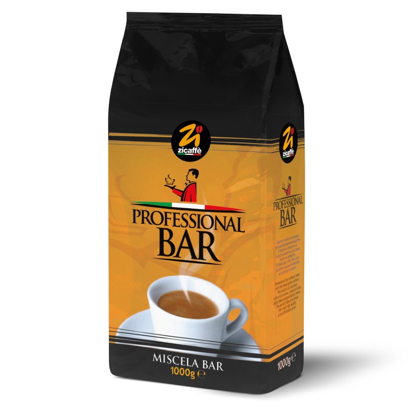 Zicaffè Professional Bar – Café en Grains Italien 1 kg – Espresso Intense & Crémeux
