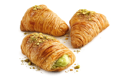 Italian Pistachio Sfogliatelle 500g | Traditional Neapolitan Pastry