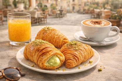 Italian Pistachio Sfogliatelle 500g | Traditional Neapolitan Pastry