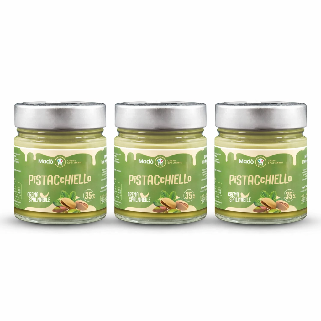 Triple-Pack - Pistacchiello - Pistachepasta 35% - Mado' Italië - 350g